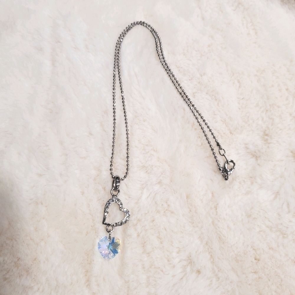 Necklace - Heart on heart